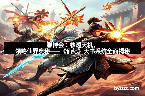 滕博会：参透天机，领略仙界奥秘——《仙纪》天书系统全面揭秘